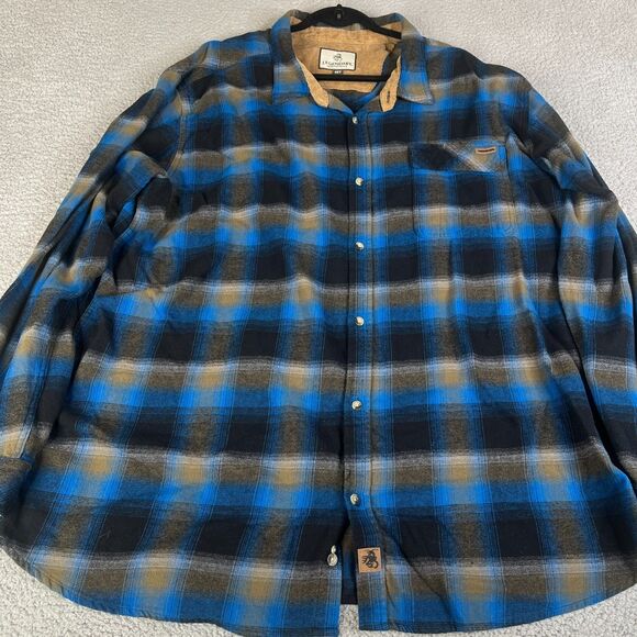 Legendary Whitetails Shirt Jacket Mens 4XT Flannel Button Shacket Heavyweight - Picture 1 of 10